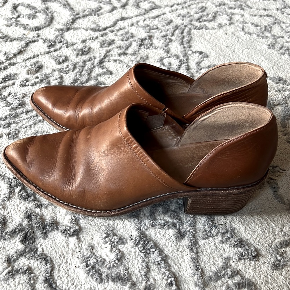 Madewell Brady Low-cut Booties Sz 9.5 Brown